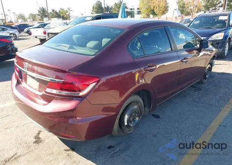 2013 Honda Civic Lx из США, поврежденный, VIN 19XFB2F55DE244355